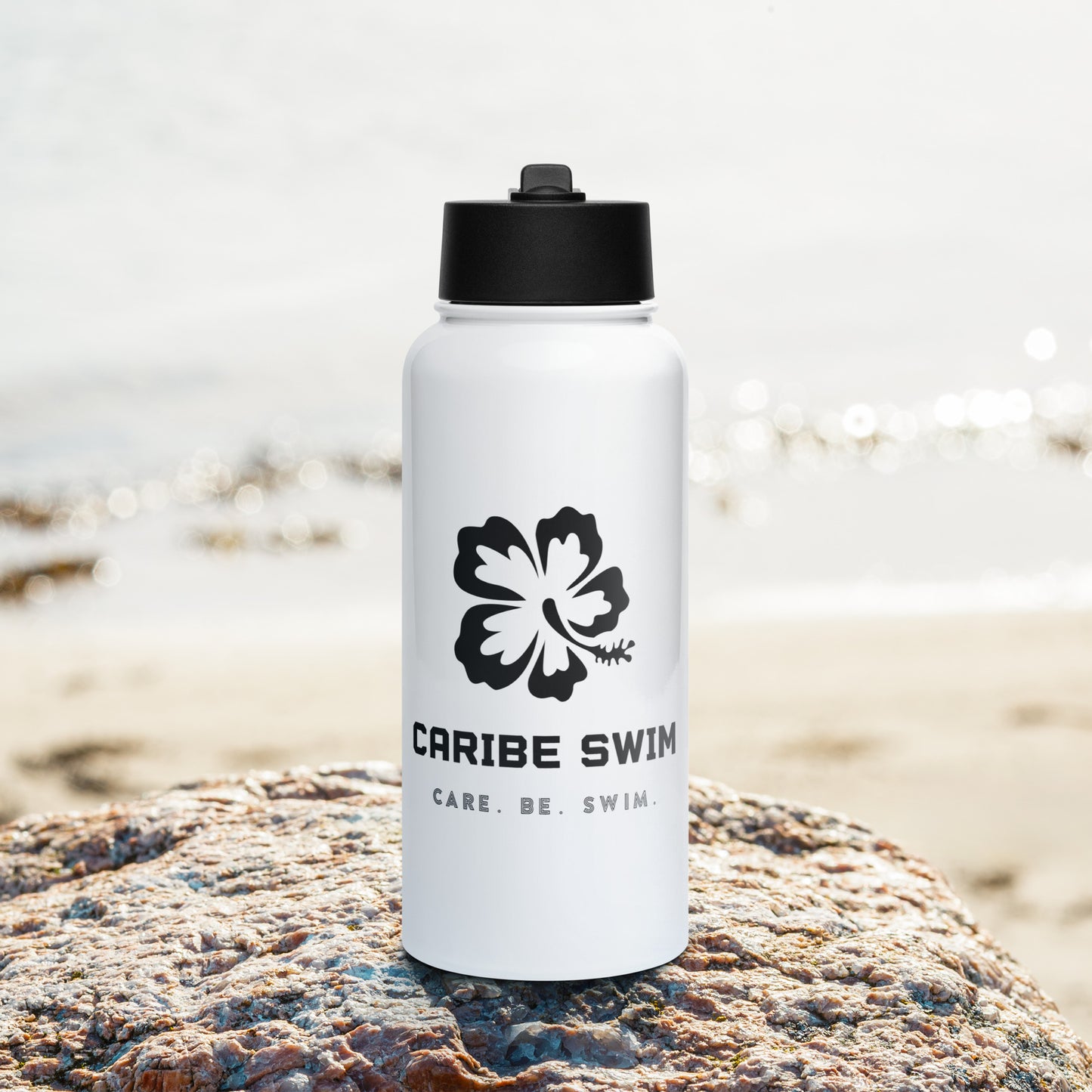Caribe Swim – Stainless Steel Water Bottle (32 oz / 950 ml)-Caribe Swim