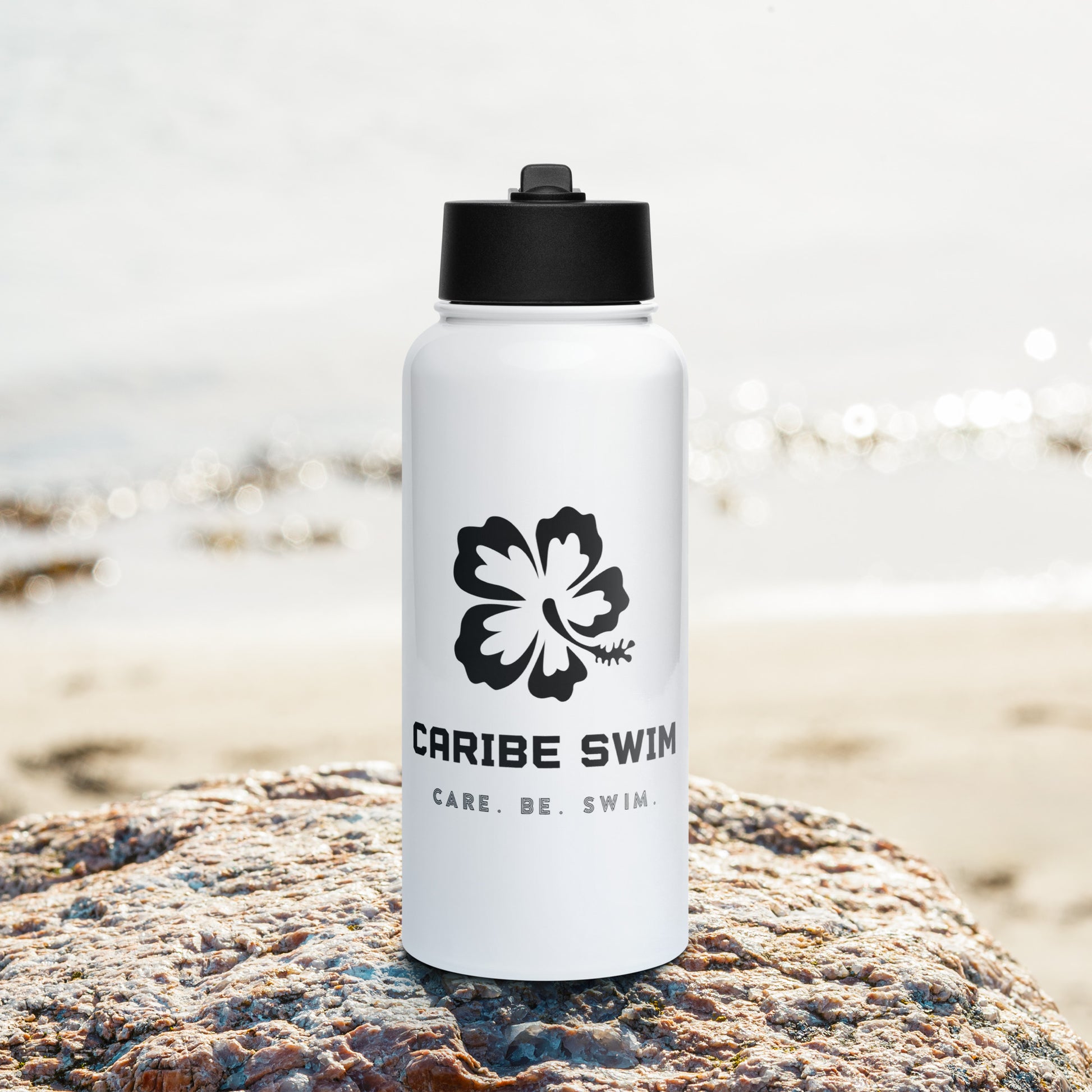 Caribe Swim – Stainless Steel Water Bottle (32 oz / 950 ml)-Caribe Swim
